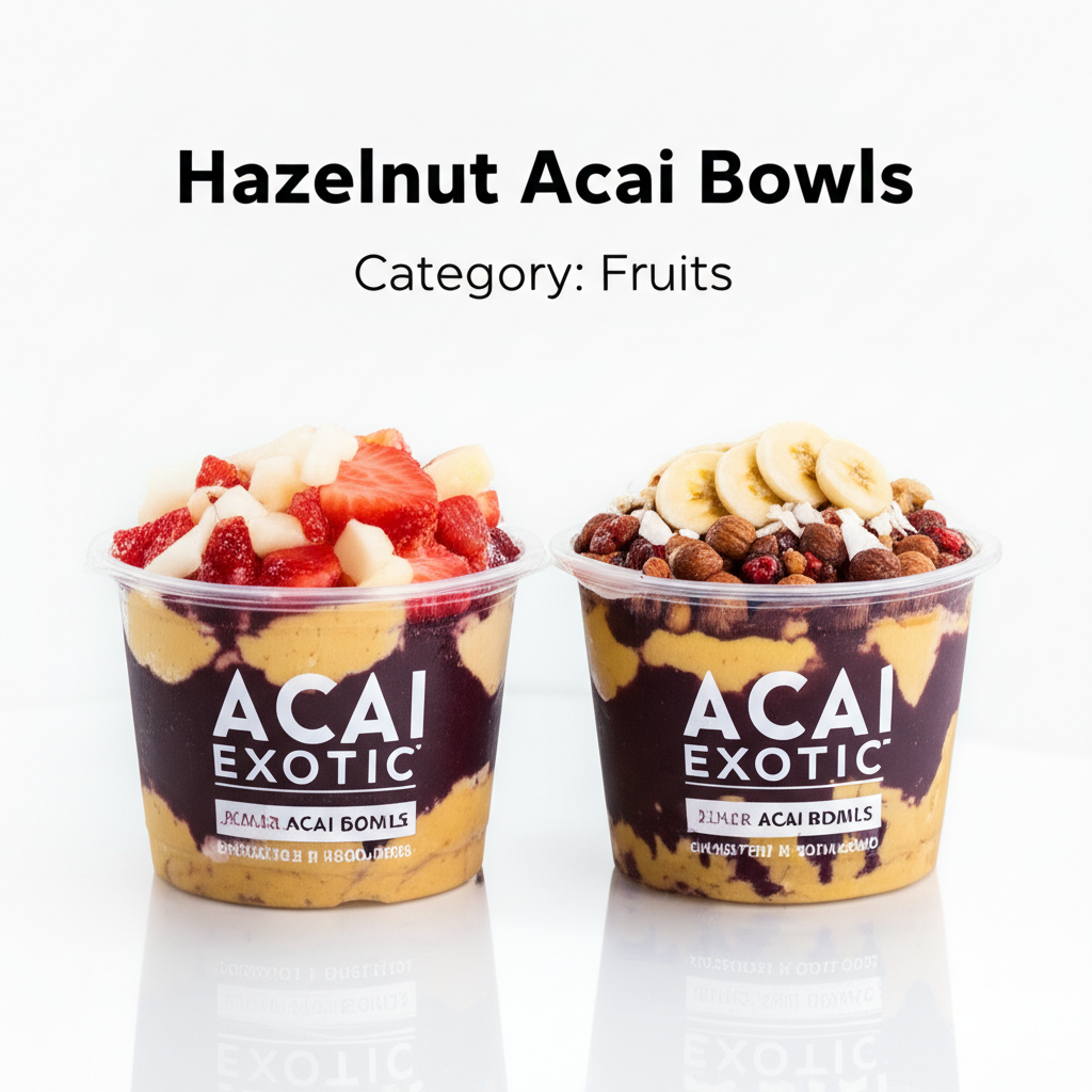 Hazelnut Acai Bowls