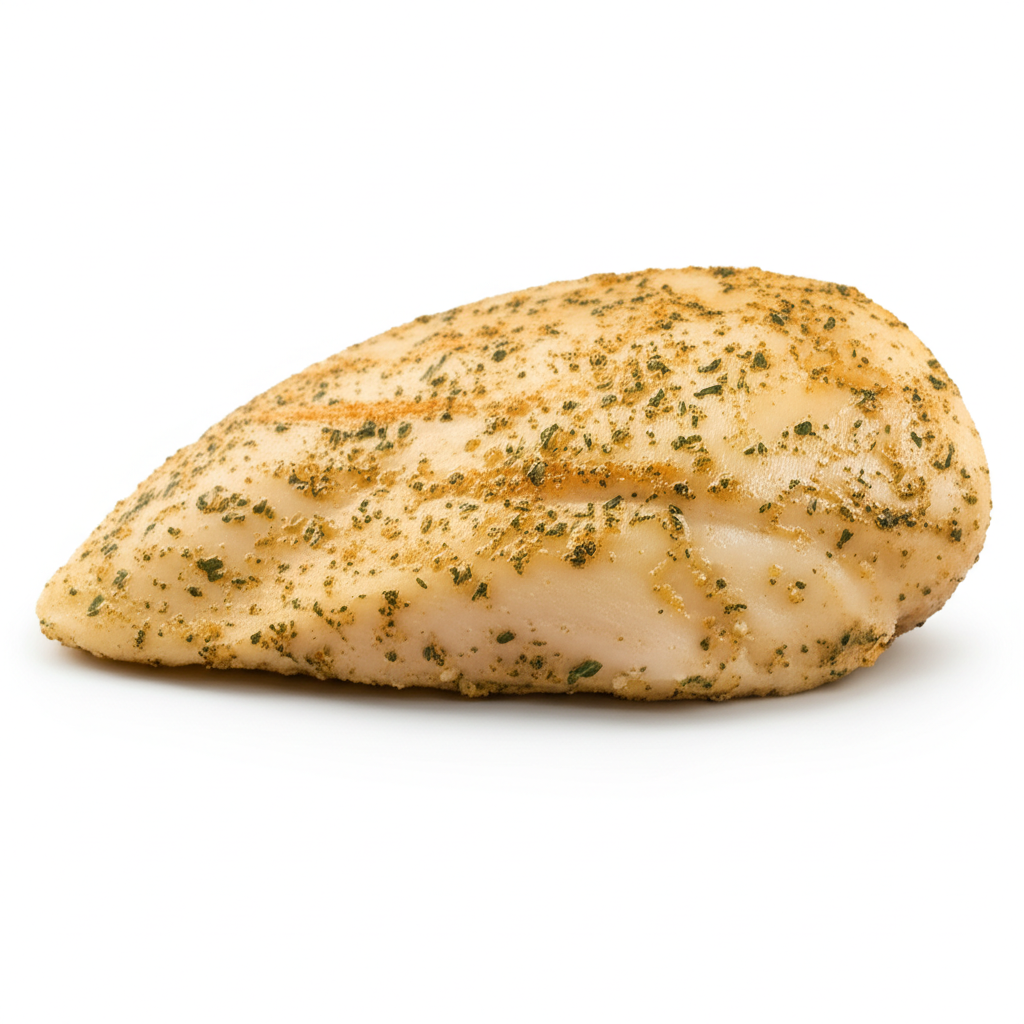 F/c Unbreaded Garlic Herb Chicken Breast Filet 4oz
