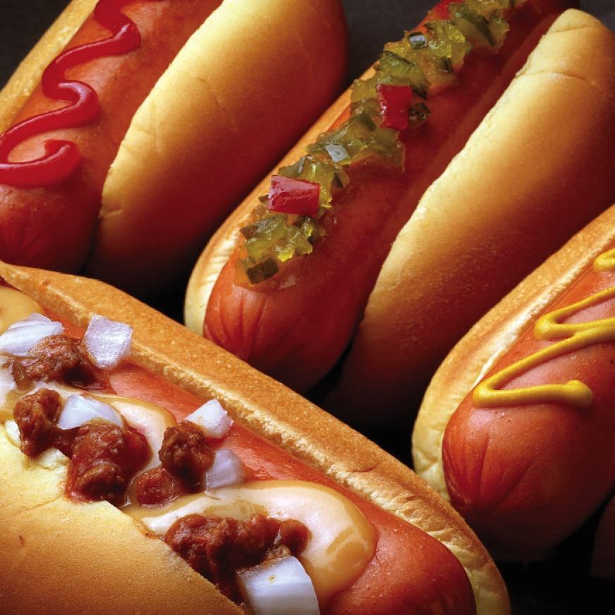 8x1 All Beef Hot Dogs