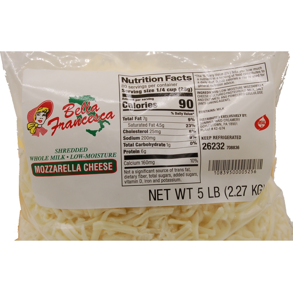 Shredded Mozzarella Cheese