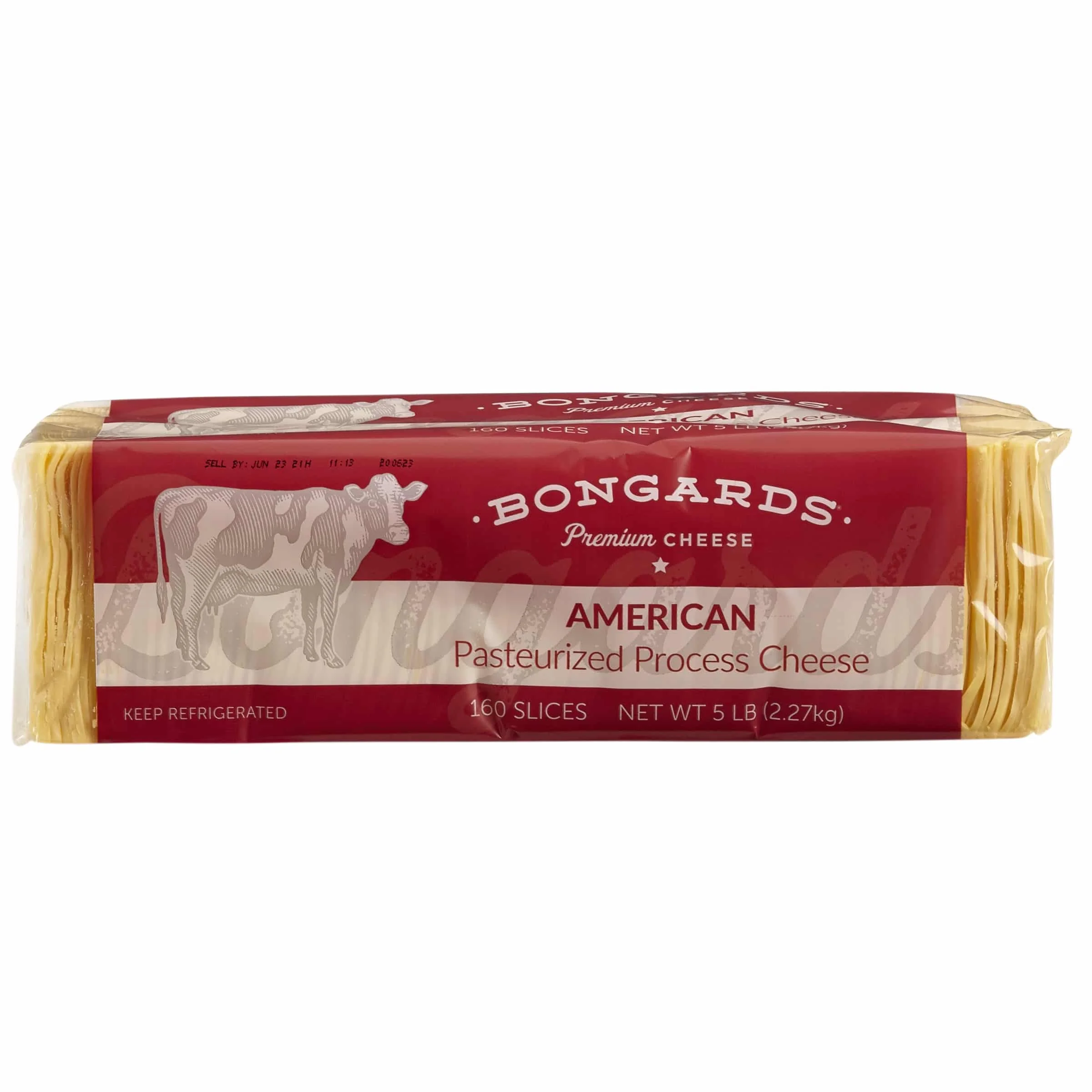 Yellow American Cheese Slices