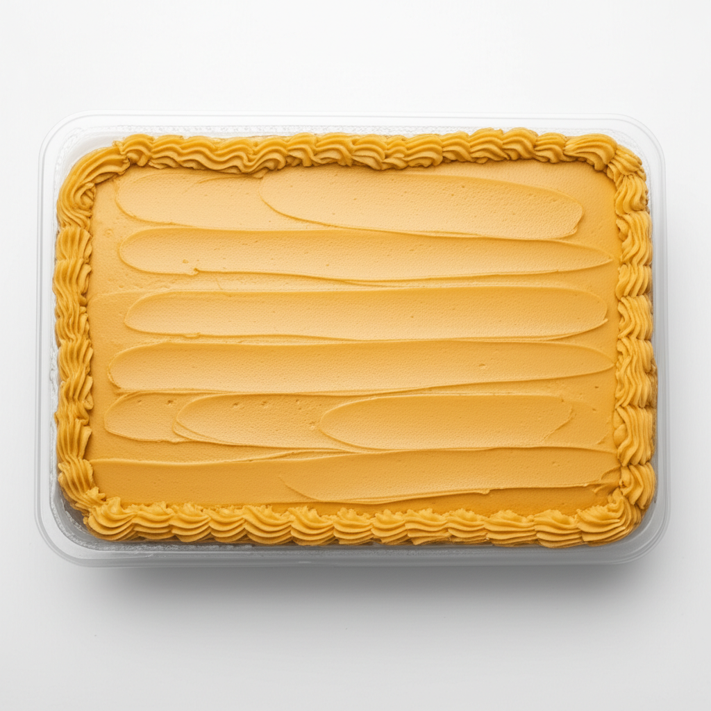Golden Iced Sheet Cake
