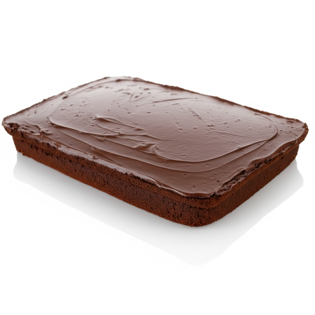 Uniced Chocolate Sheet Cake