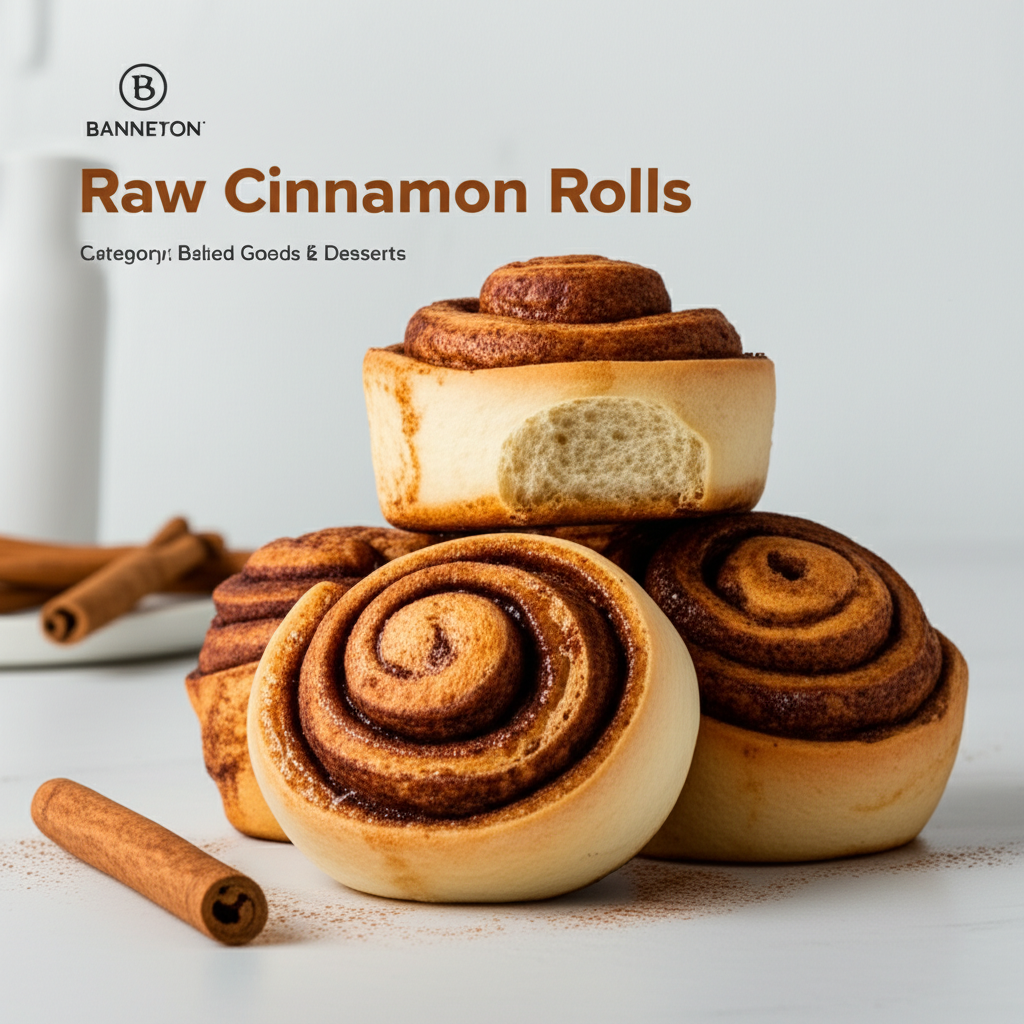 Raw Cinnamon Rolls