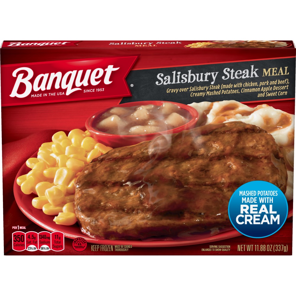 Salisbury Steak With Gravy Meal