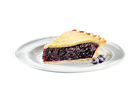Reduced Fat Blueberry Pie
