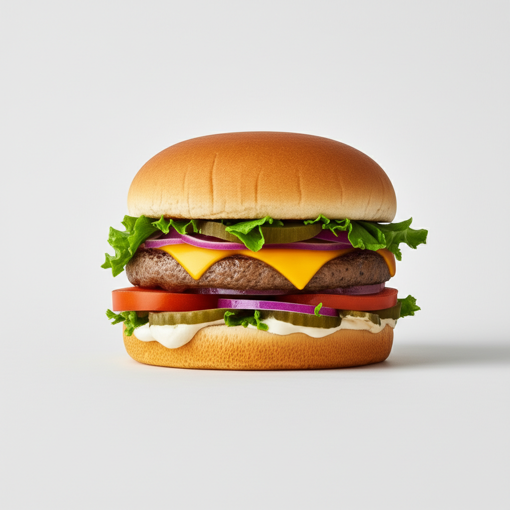 4oz Mushroom And Beef Burger