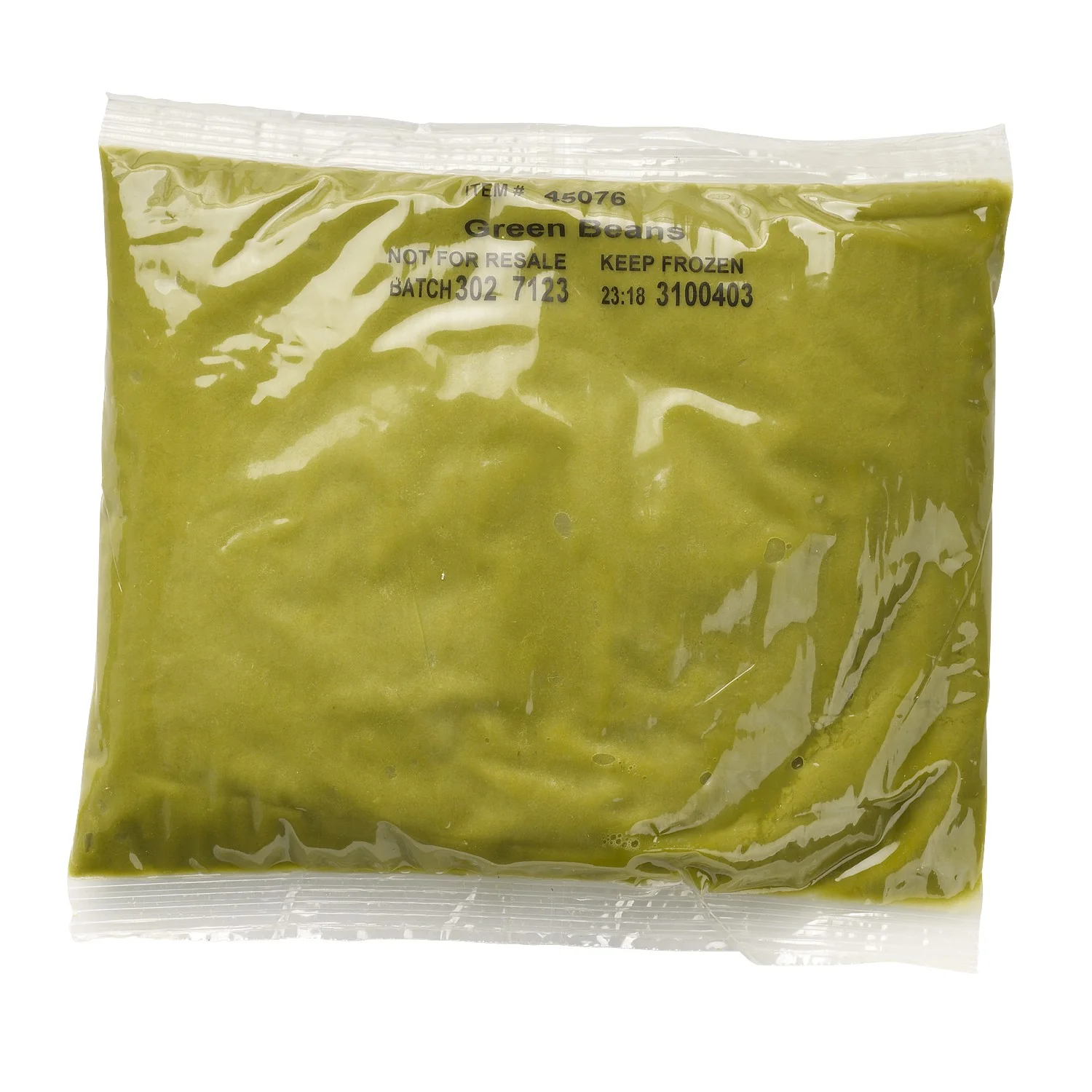 Bulk Puree Green Beans