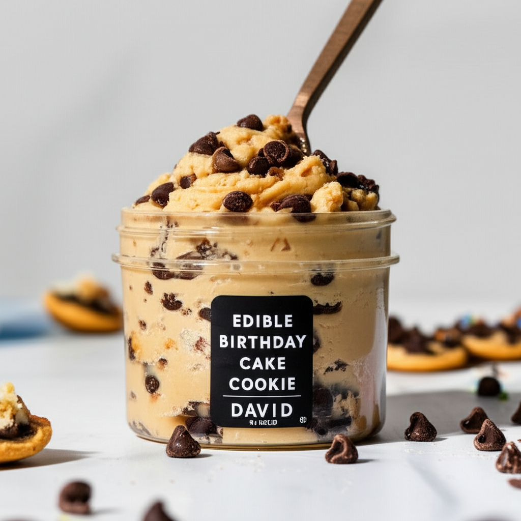 Edible Birthday Cake Cookie Dough