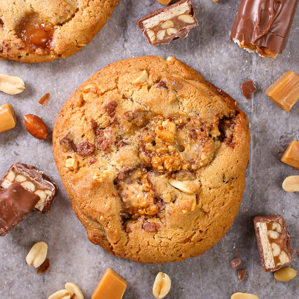 Choco Caramel Cookie W/ Snickers