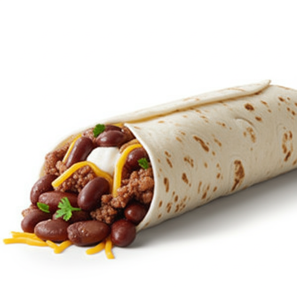 Beef And Bean Burrito