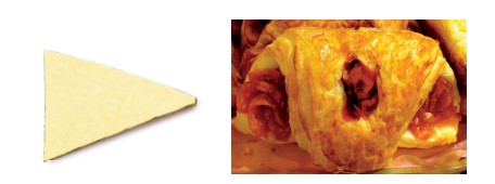 Pre-cut Croissant Triangles