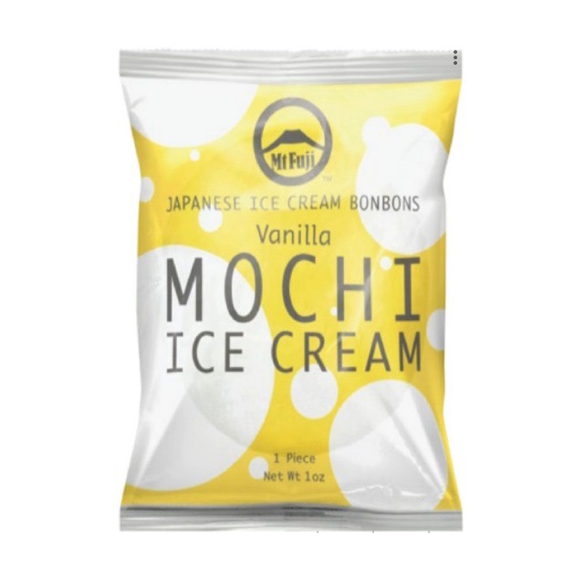 Individually Wrapped Vanilla Mochi Ice Crm
