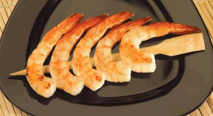 Sugarcane Shrimp Skewer