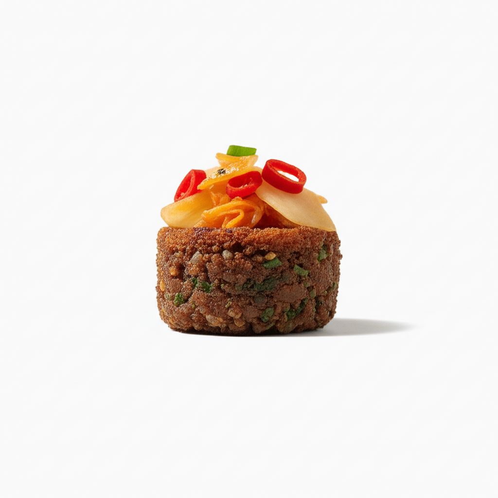 Korean Beef Bite With Kimchi