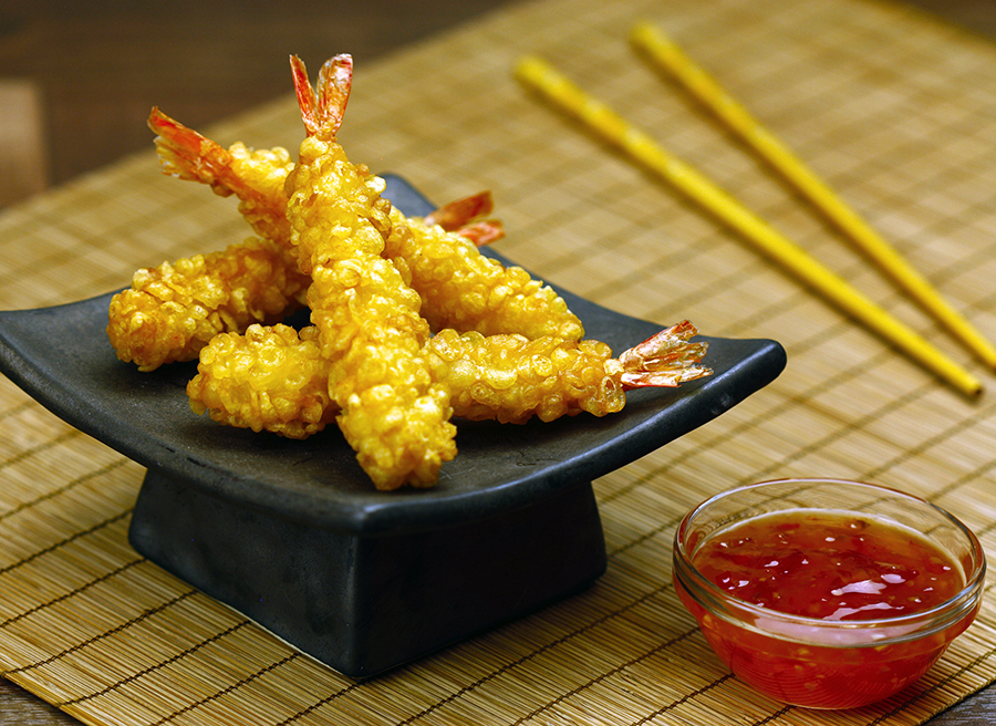 Agedama Tempura Shrimp