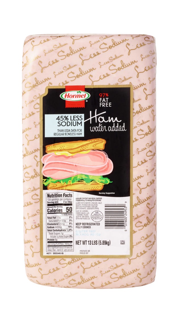 Low Sodium Cooked Ham