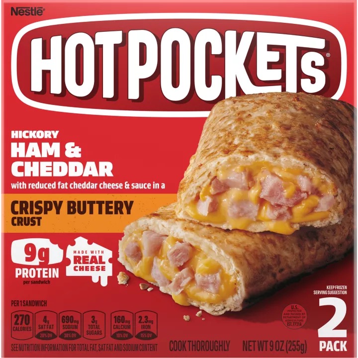 Ham And Cheese Hot Pockets