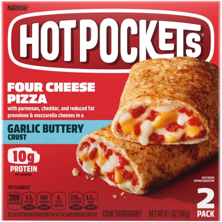Individually Wrapped Four Cheese Hot Pockets