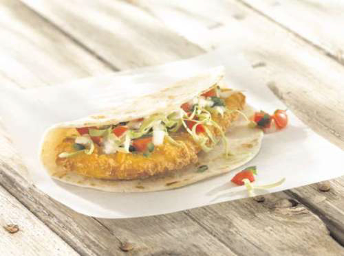 2.6oz Yuengling Battered Cod Taco Portions