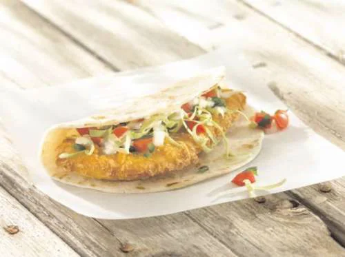 2.6oz Yuengling Battered Cod Taco Portions