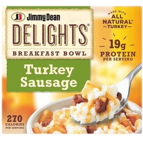 Turkey Sausage Egg And Cheese Bowl