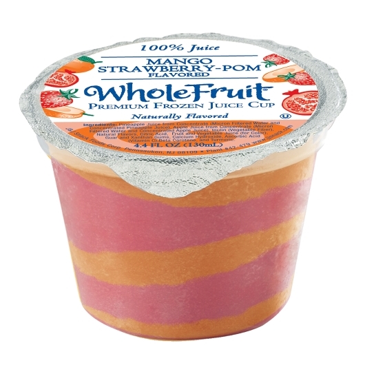 Mango Straw Pom Swirl Cup