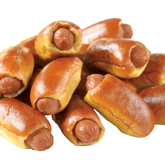 2" Mini Pretzel Hot Dogs