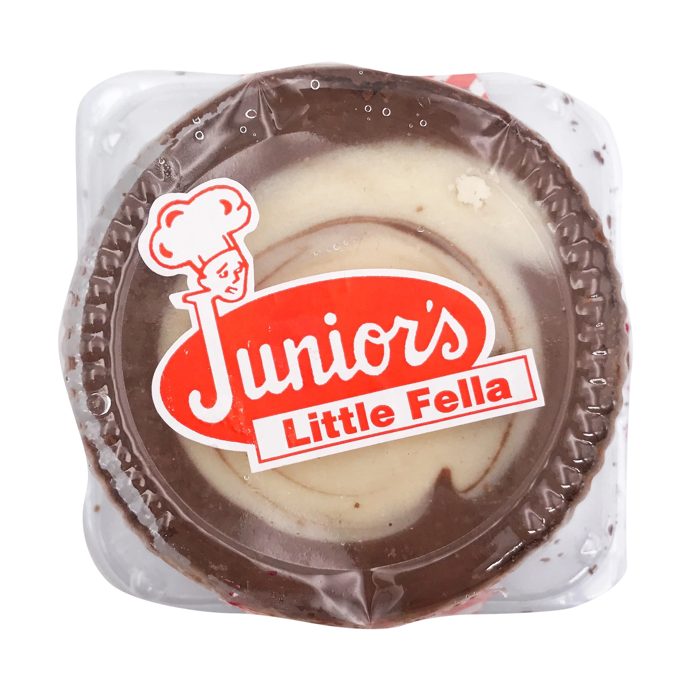 Individually Wrapped Chocolate Swirl Cheesecake