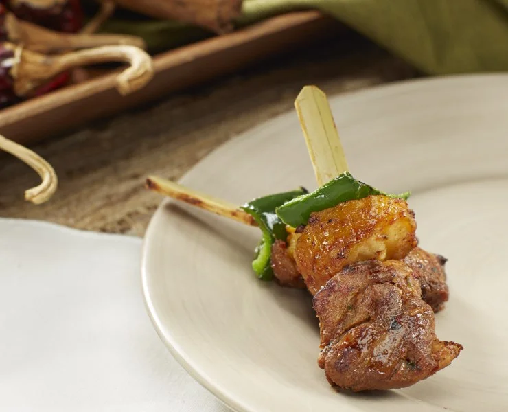 Chicken And Plantain Skewer