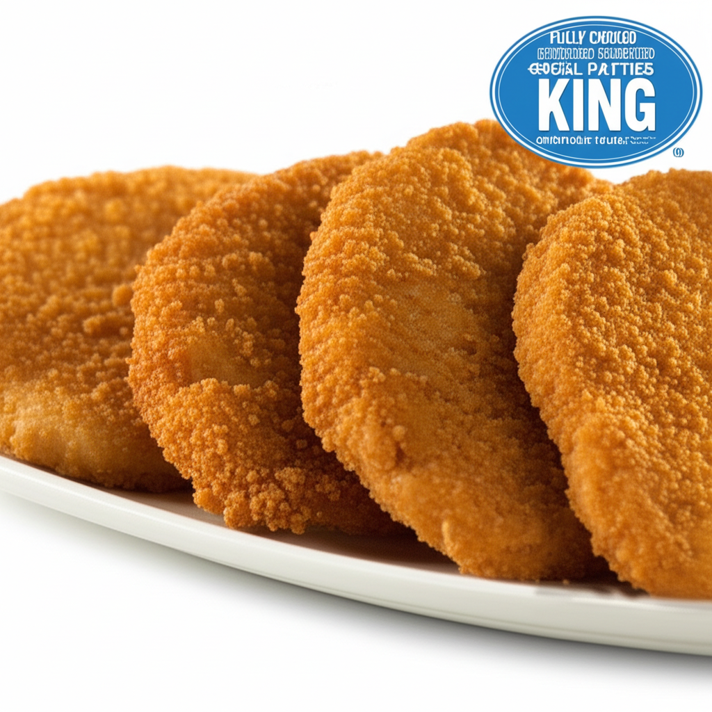 Fully Cooked Breaded Veal Patties