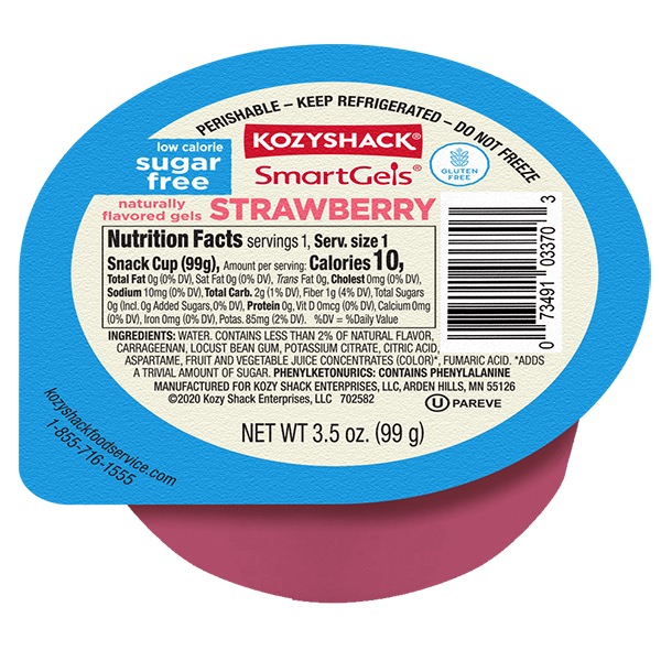 Sugar Free Strawberry Smart Gels
