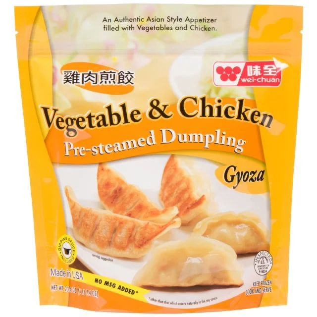 Vegetable And Chicken Dumpling