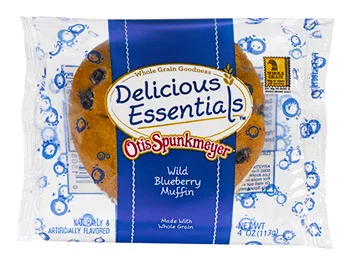 Individually Wrapped Whole Grain Wild Blueberry Muffin