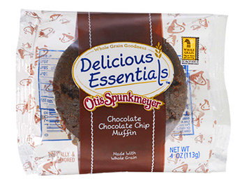Individually Wrapped Whole Grain Double Chocolate Chip Muffin