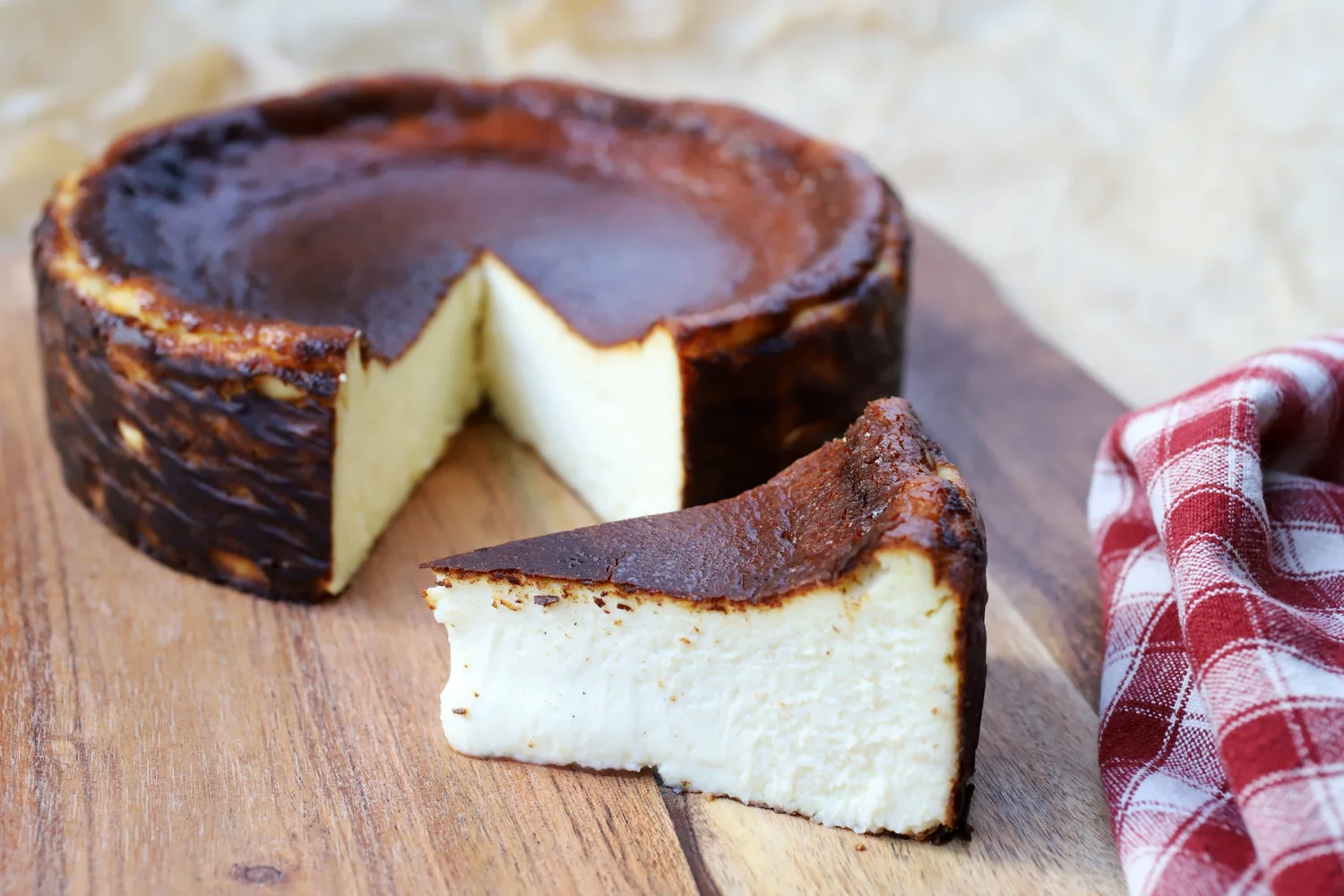6" Basque Vanilla Cheesecake