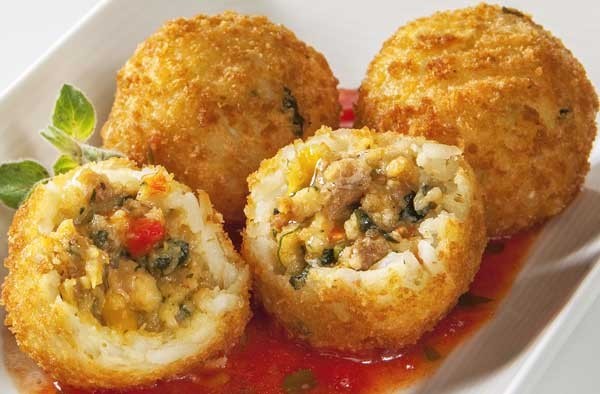 Arancini Stuff With Sausage