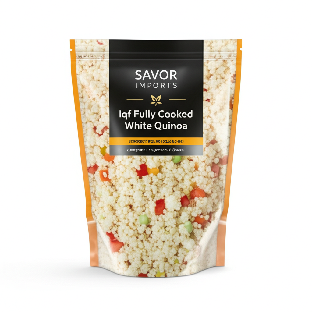 Iqf Fully Cooked White Quinoa