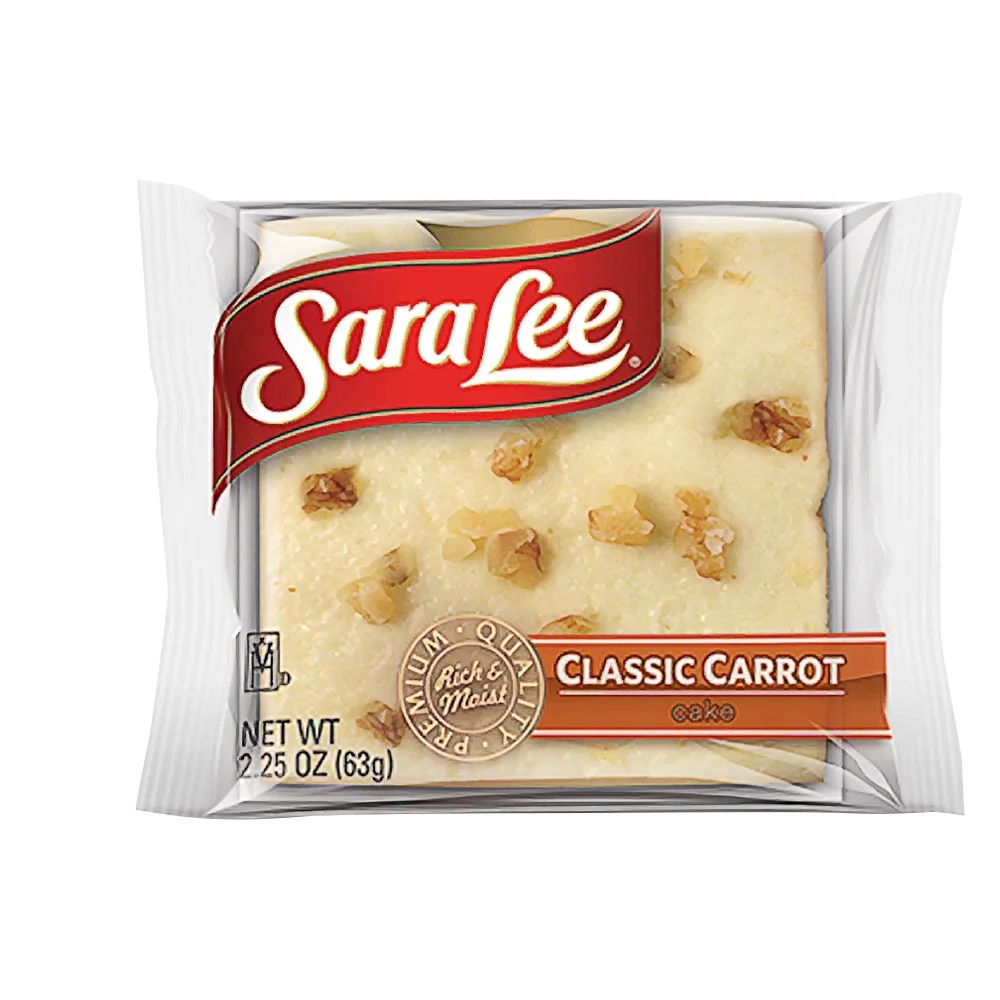 Individually Wrapped Carrot Cake