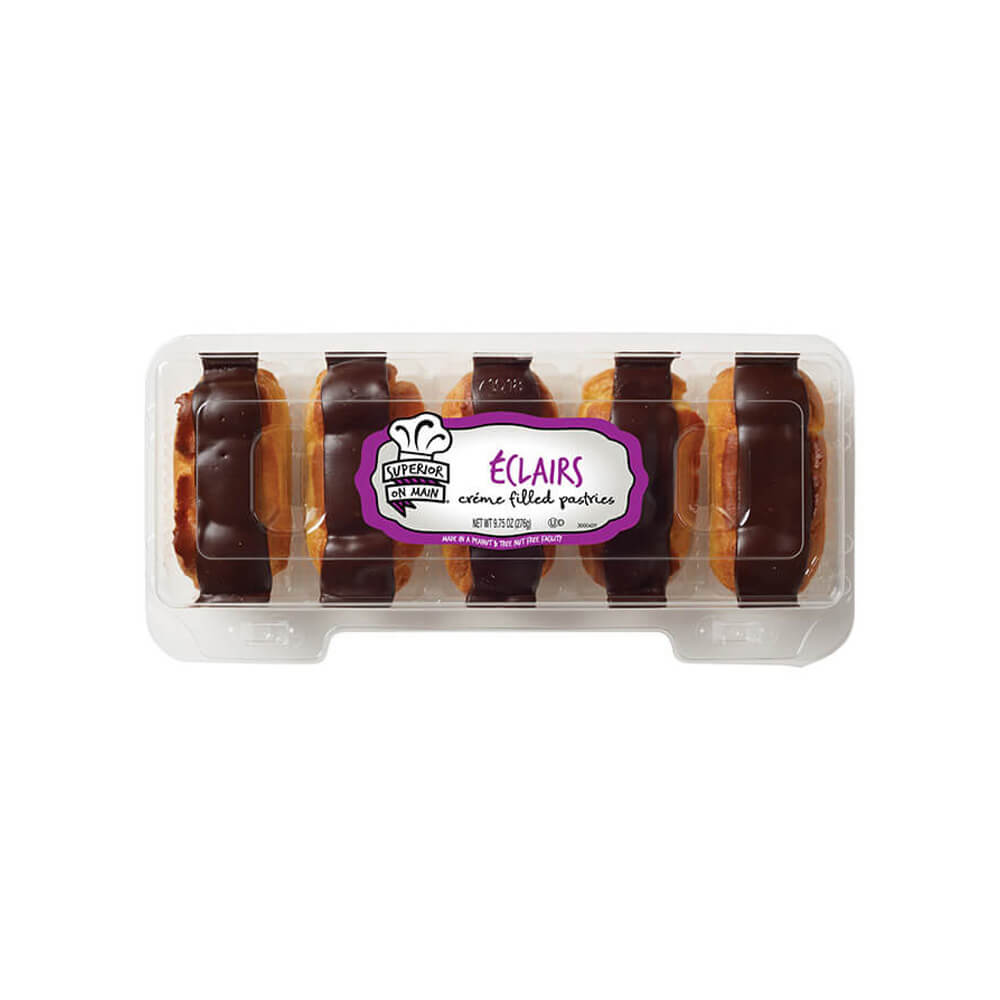 Chocolate Eclairs With Custard Filling