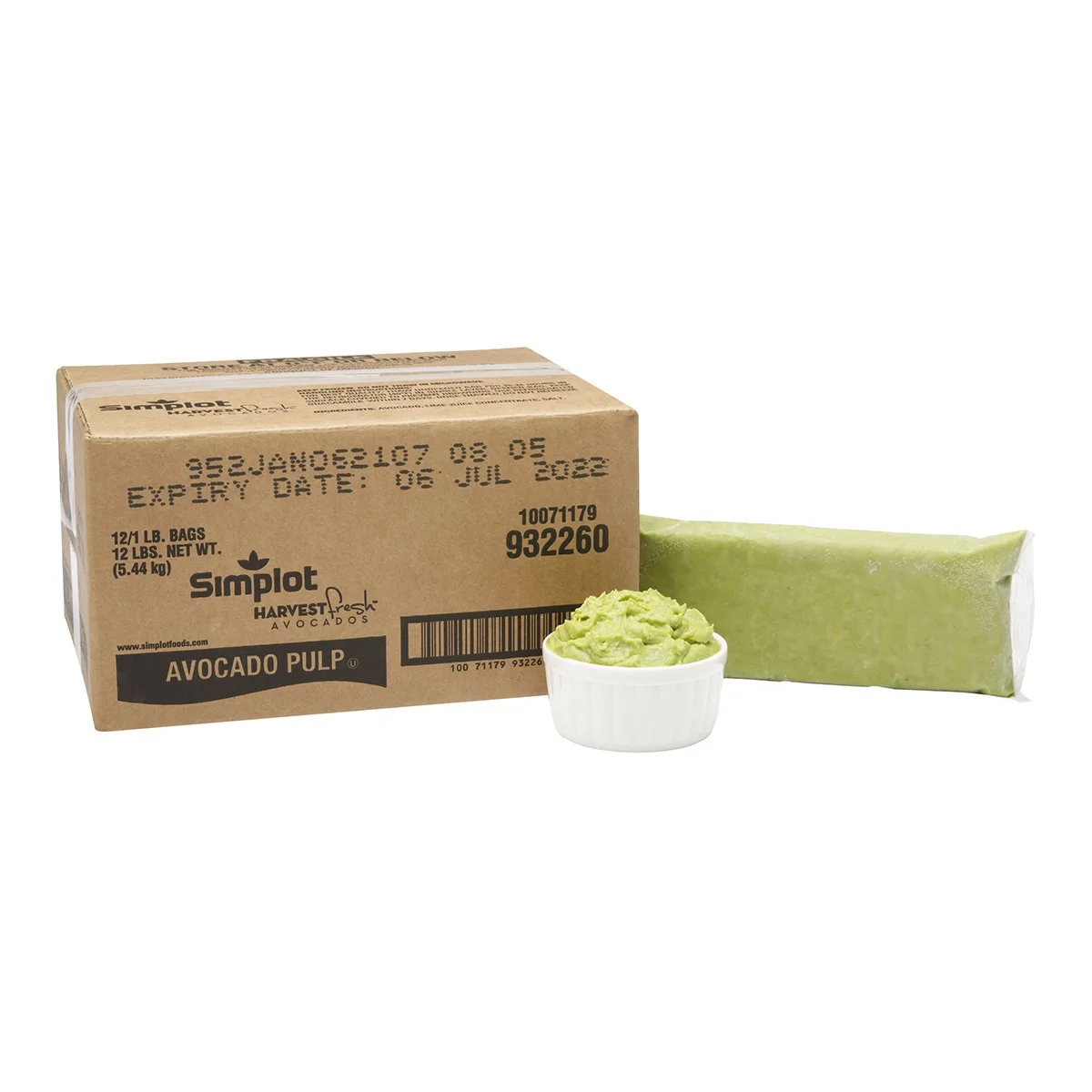 Avocado Guacamole Pulp