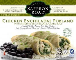 Halal Chicken Enchiladas