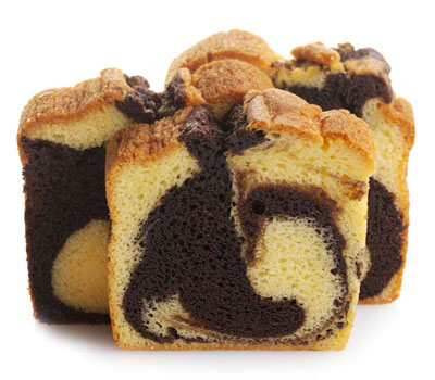 Individually Wrapped Marble Pound Cake