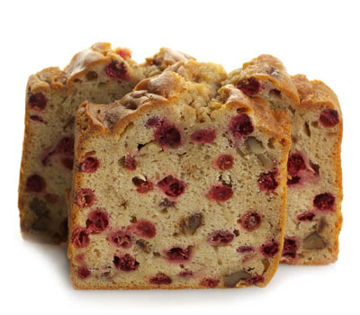 Individually Wrapped Cranberry Walnut Pound Cake
