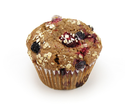Individually Wrapped Berry Bran Muffin