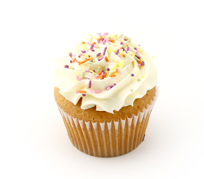 3oz Vanilla Buttercrm Cupcake