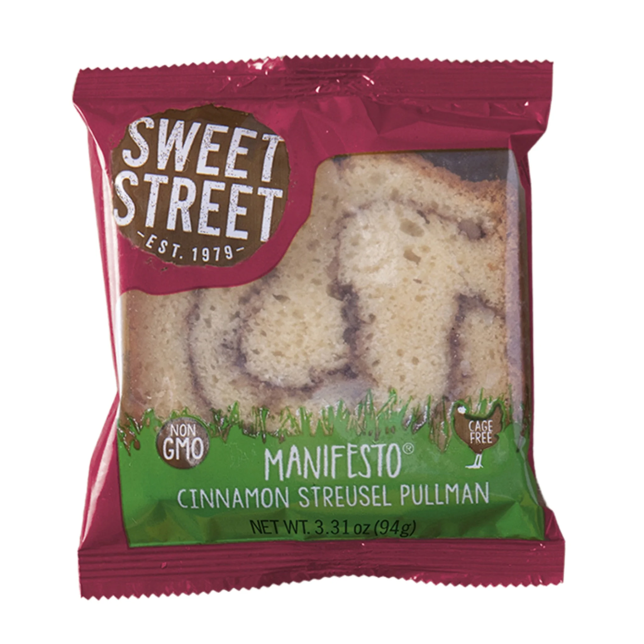 Individually Wrapped Cinnamon Swirl Coffee Cake