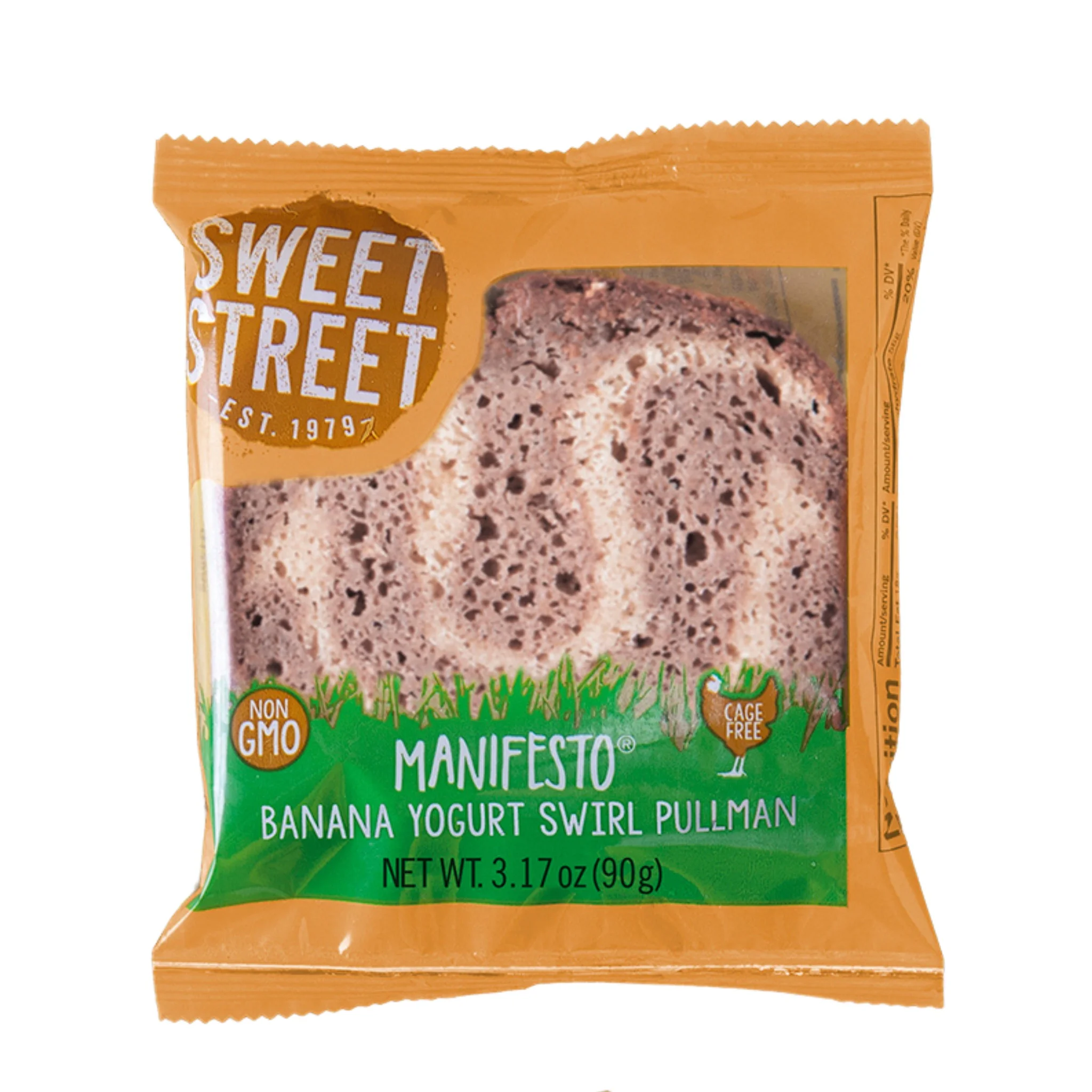 Individually Wrapped Banana Swirl Coffeecake