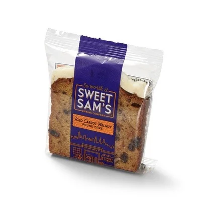 Individually Wrapped Carrot Walnut Pound Cake