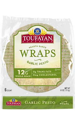 Garlic Pesto Tortilla Wrap